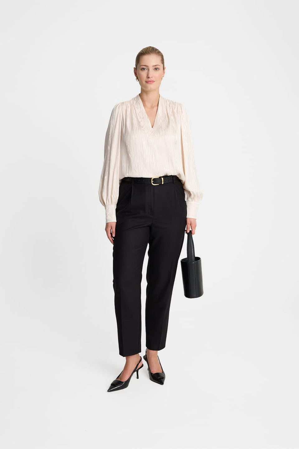 Miss Charming Cream Blouse