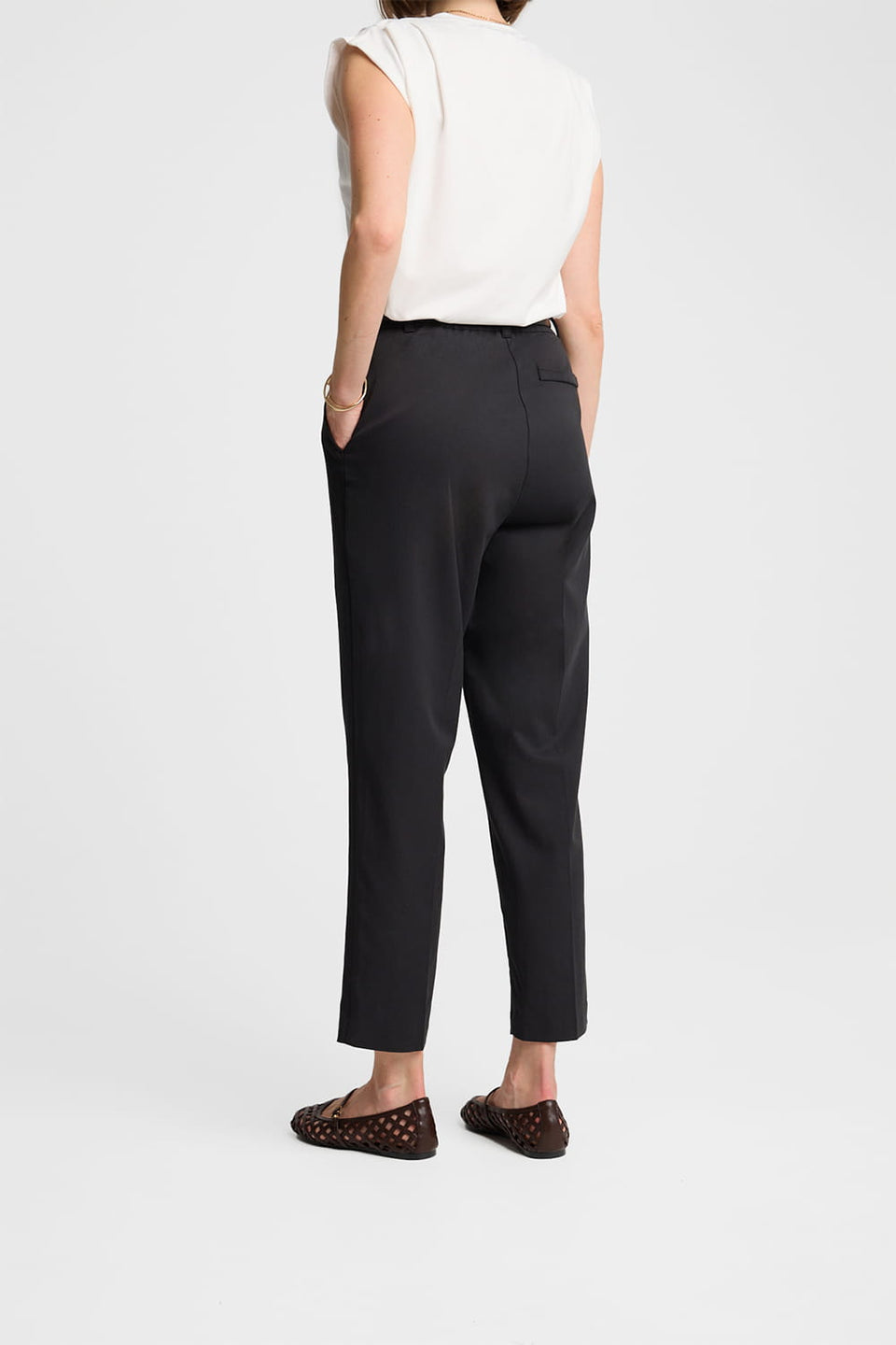 Miss Efficient Charcoal Grey Trousers