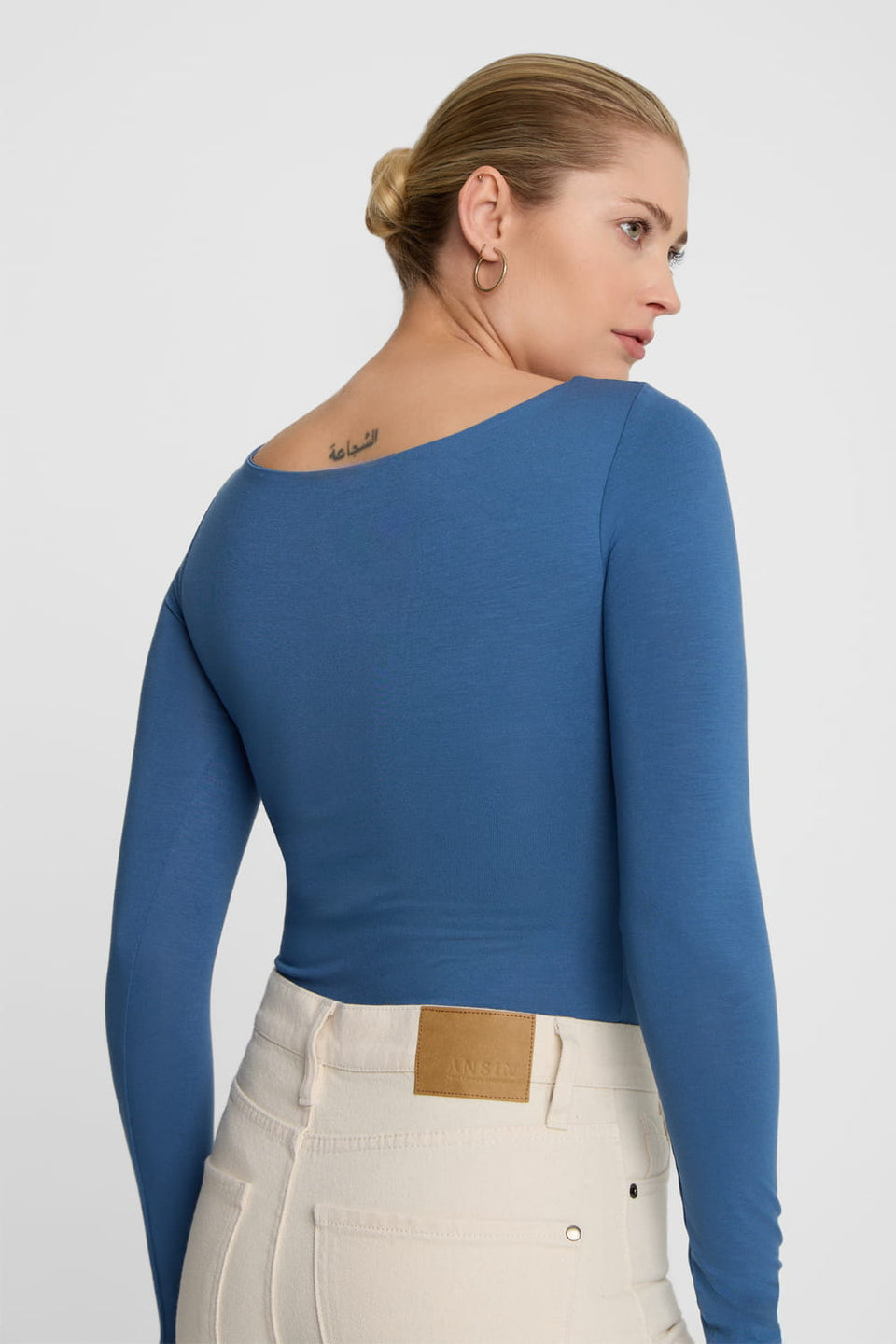 Miss Fabulous Vintage Blue Bodysuit