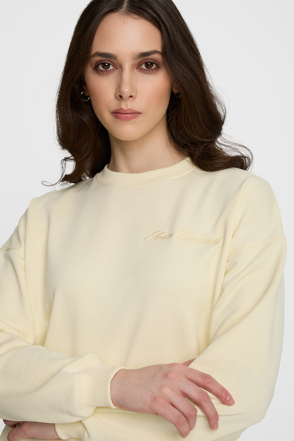 Miss Everyday Light Yellow Sweatshirt