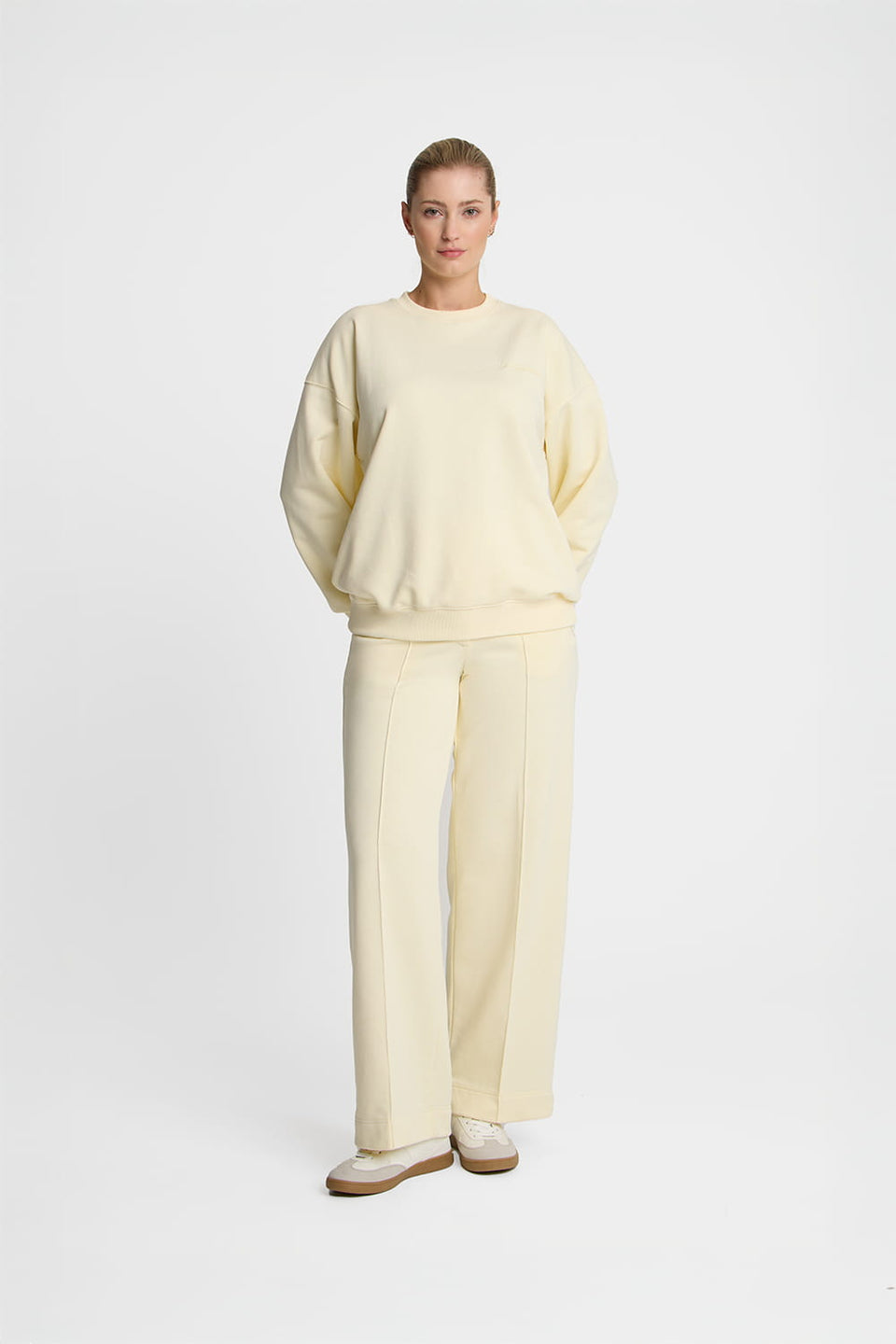 Miss Everyday Light Yellow Trousers