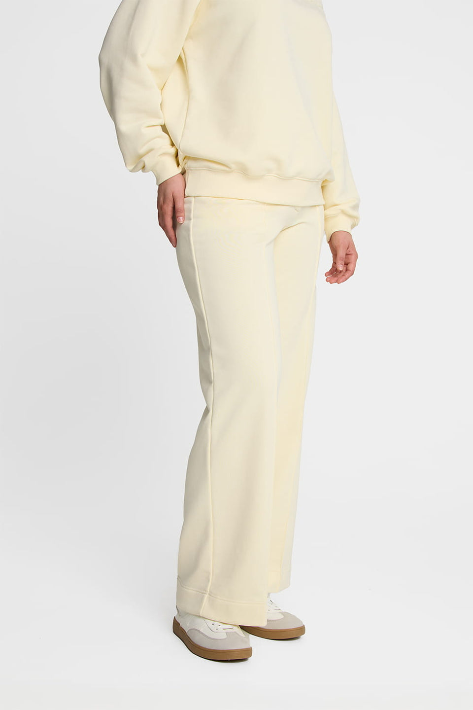 Miss Everyday Light Yellow Trousers