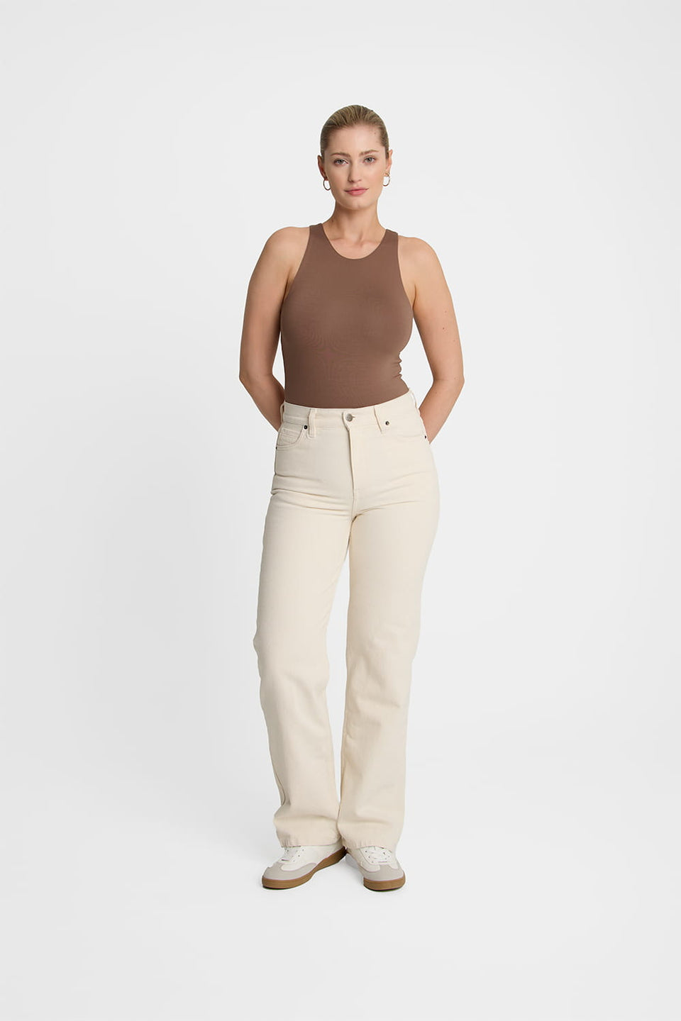 Miss Sporty Brown Bodysuit