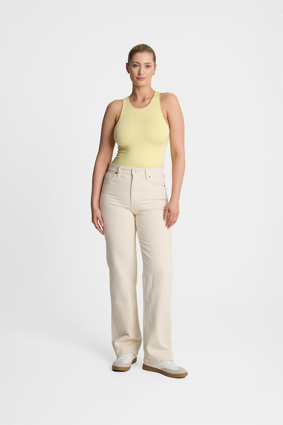 Miss Sporty Light Yellow Bodysuit