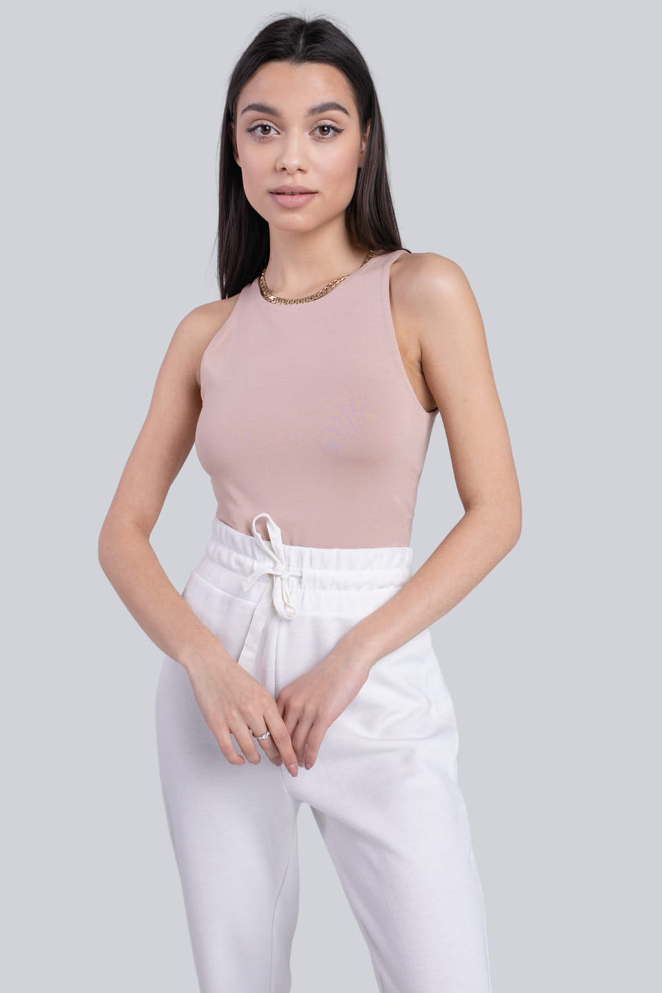 Miss Sporty Cappuccino Bodysuit