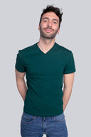 T-shirt Mr Basic Bottle Green
