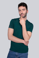 T-shirt Mr Basic Bottle Green