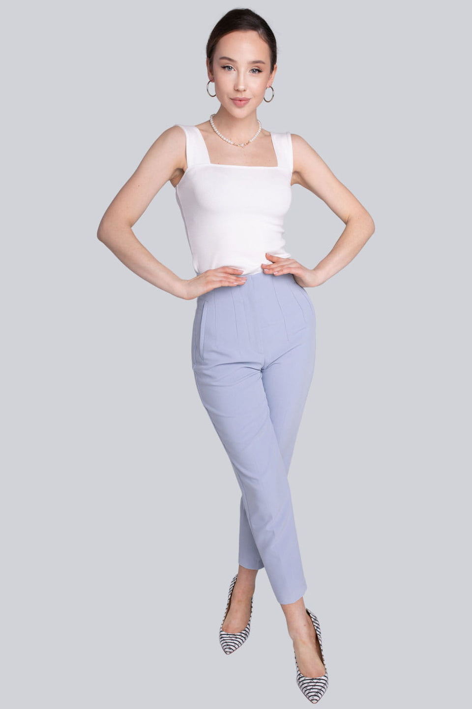 Top Miss Classy Off White