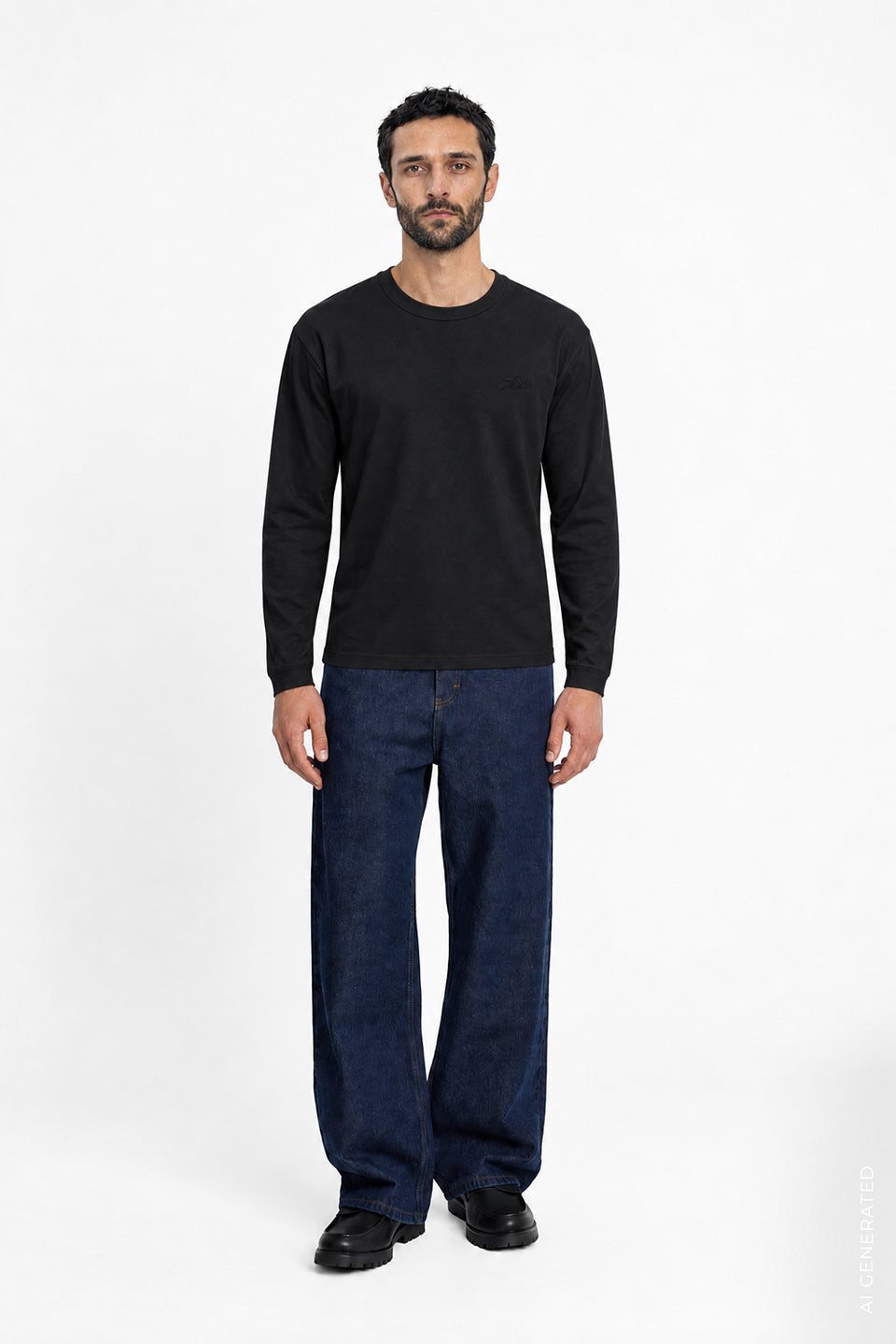 Longsleeve Mr Theo Black