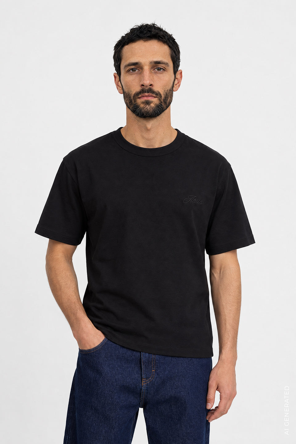 T-shirt Mr Theo Black