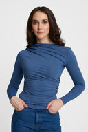 Longsleeve Miss Sculptural Vintage Blue