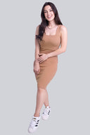 Sukienka Miss Classy Camel
