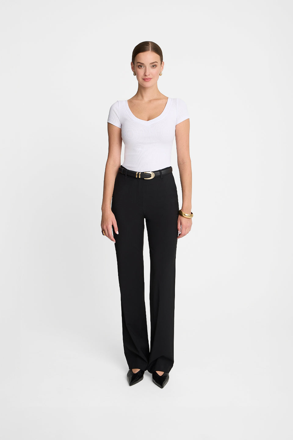 Miss Womanly White T-shirt