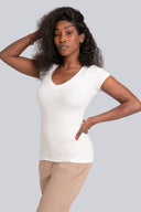 T-shirt Miss Womanly Off White