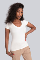 T-shirt Miss Womanly Off White