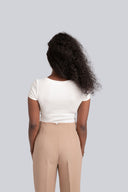 T-shirt Miss Womanly Off White