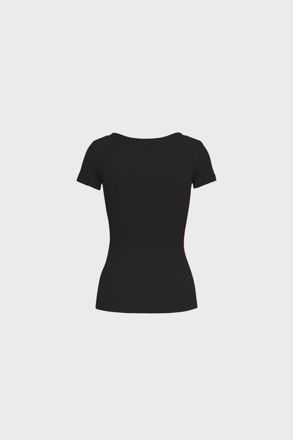 T-shirt Miss Womanly Black