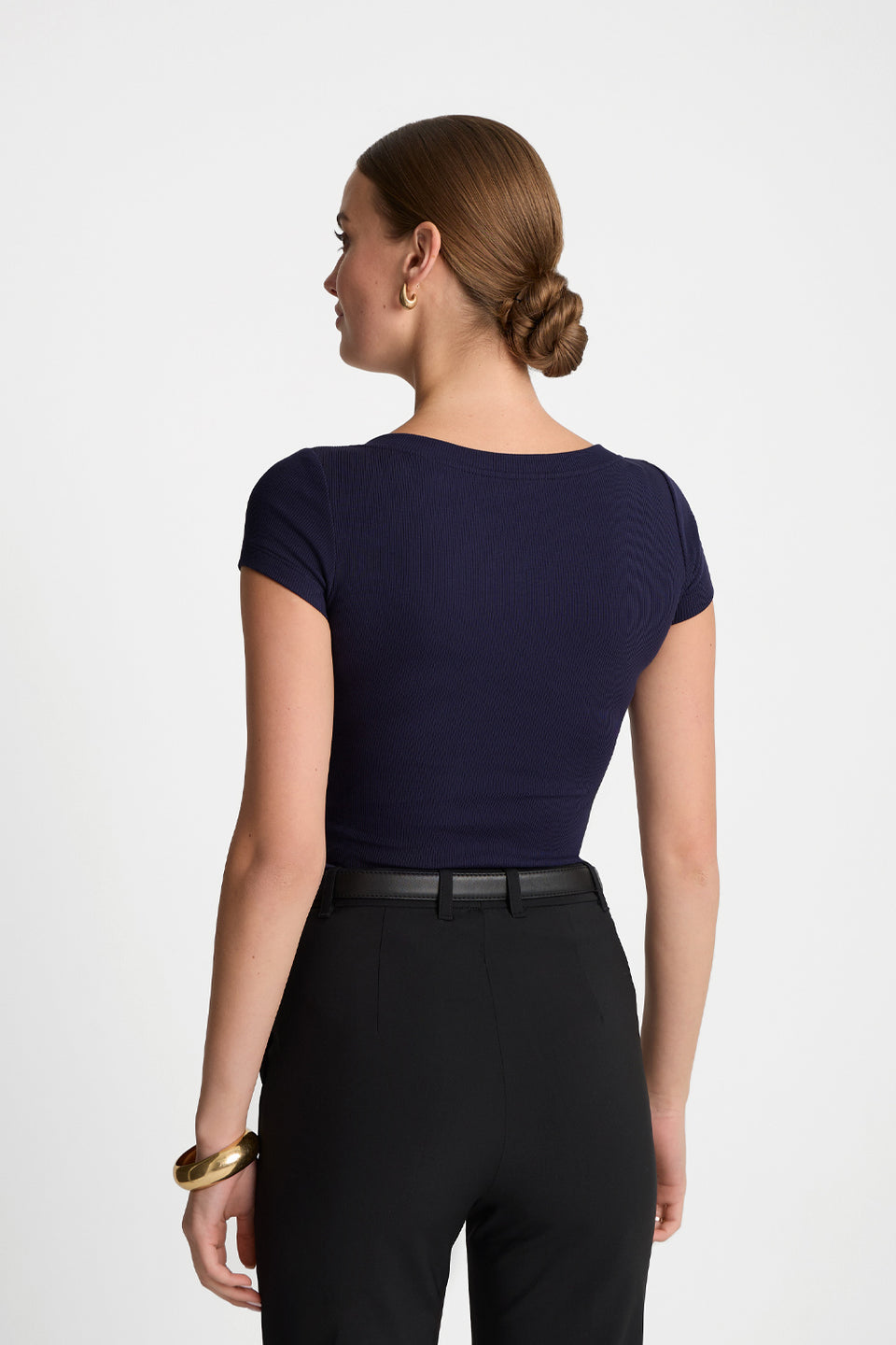 T-shirt Miss Womanly Navy