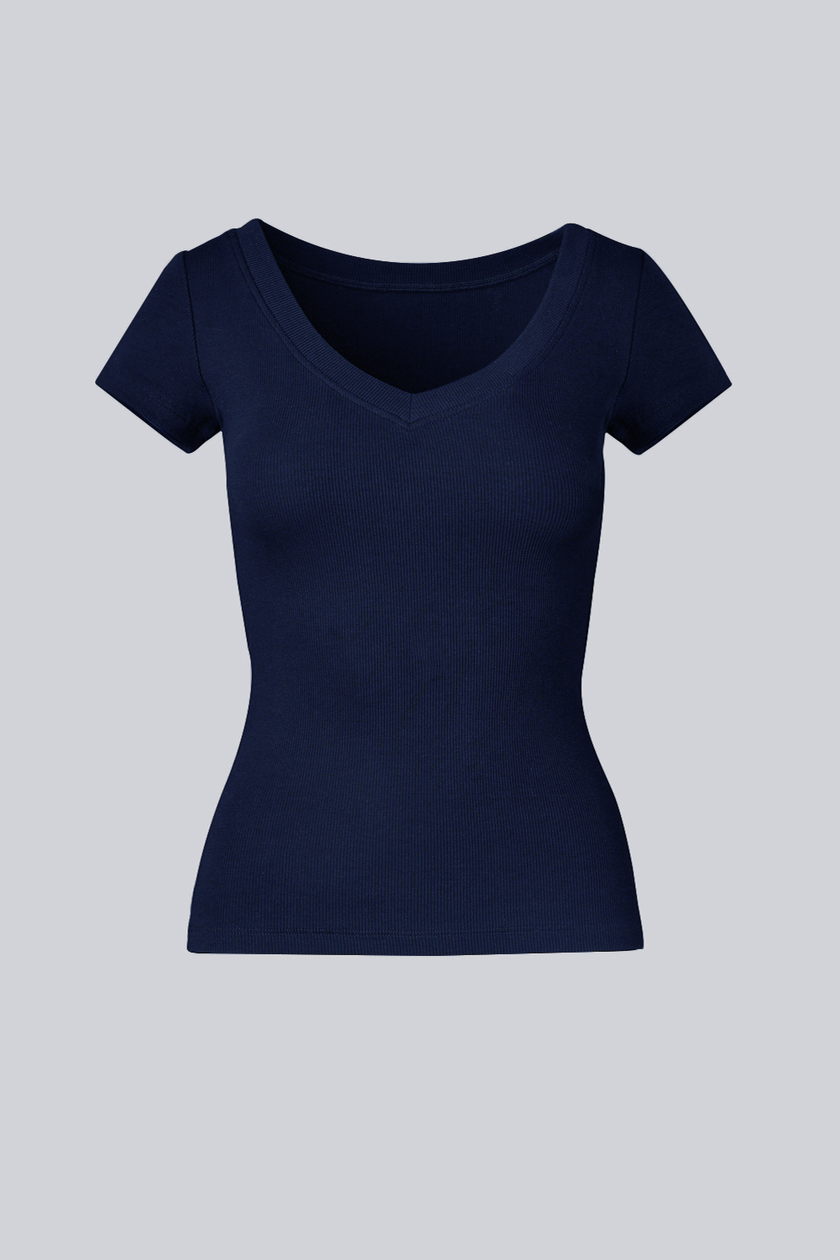 T-shirt Miss Womanly Navy