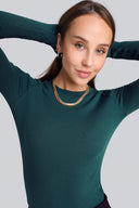 Longsleeve Miss Daily Bottle Green