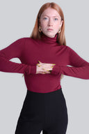 Golf Miss Cozy Wine Red