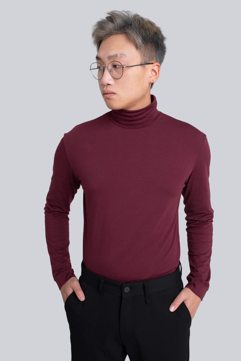 Mr Gentle Burgundy T-shirt