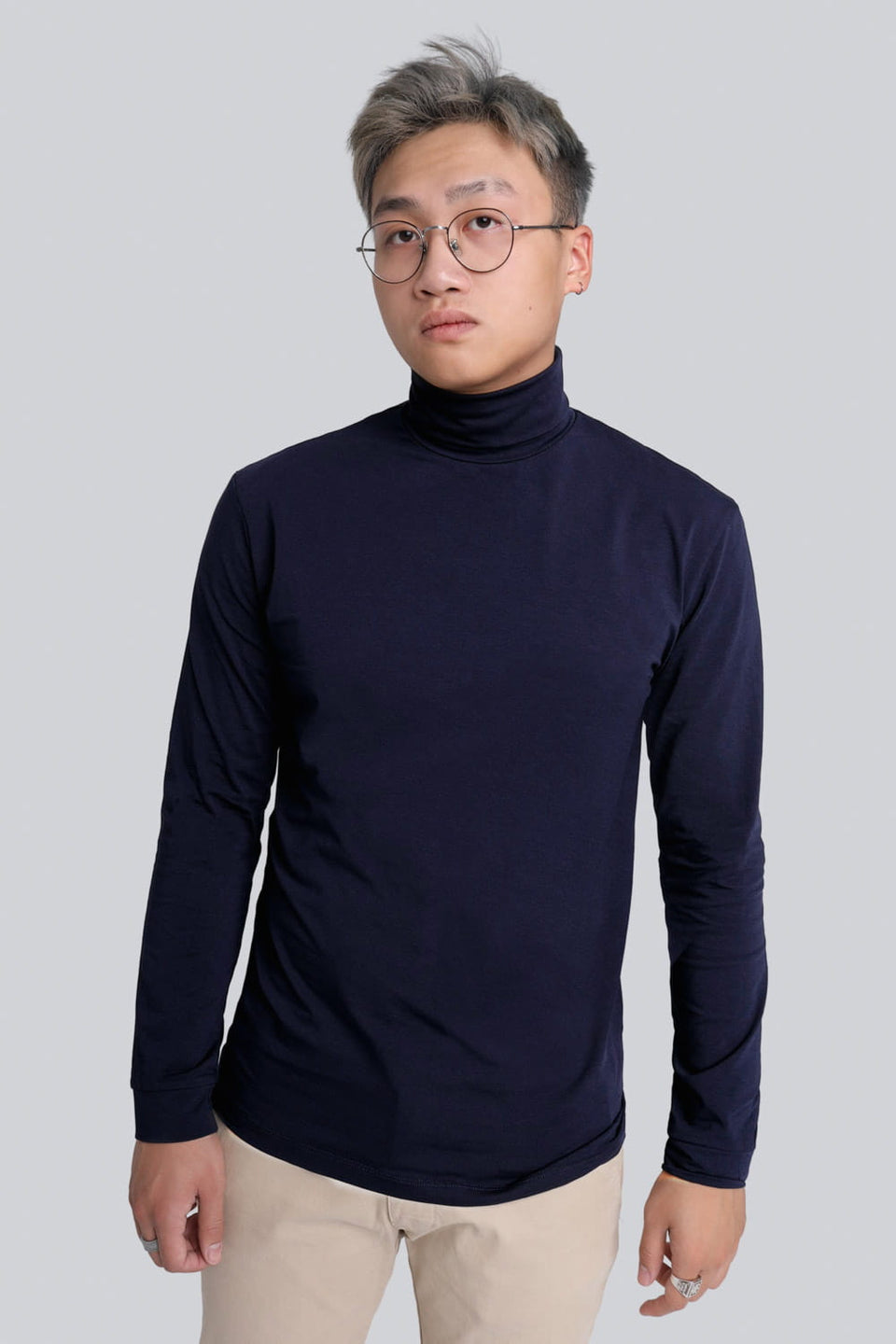 Mr Gentle Navy polo shirt