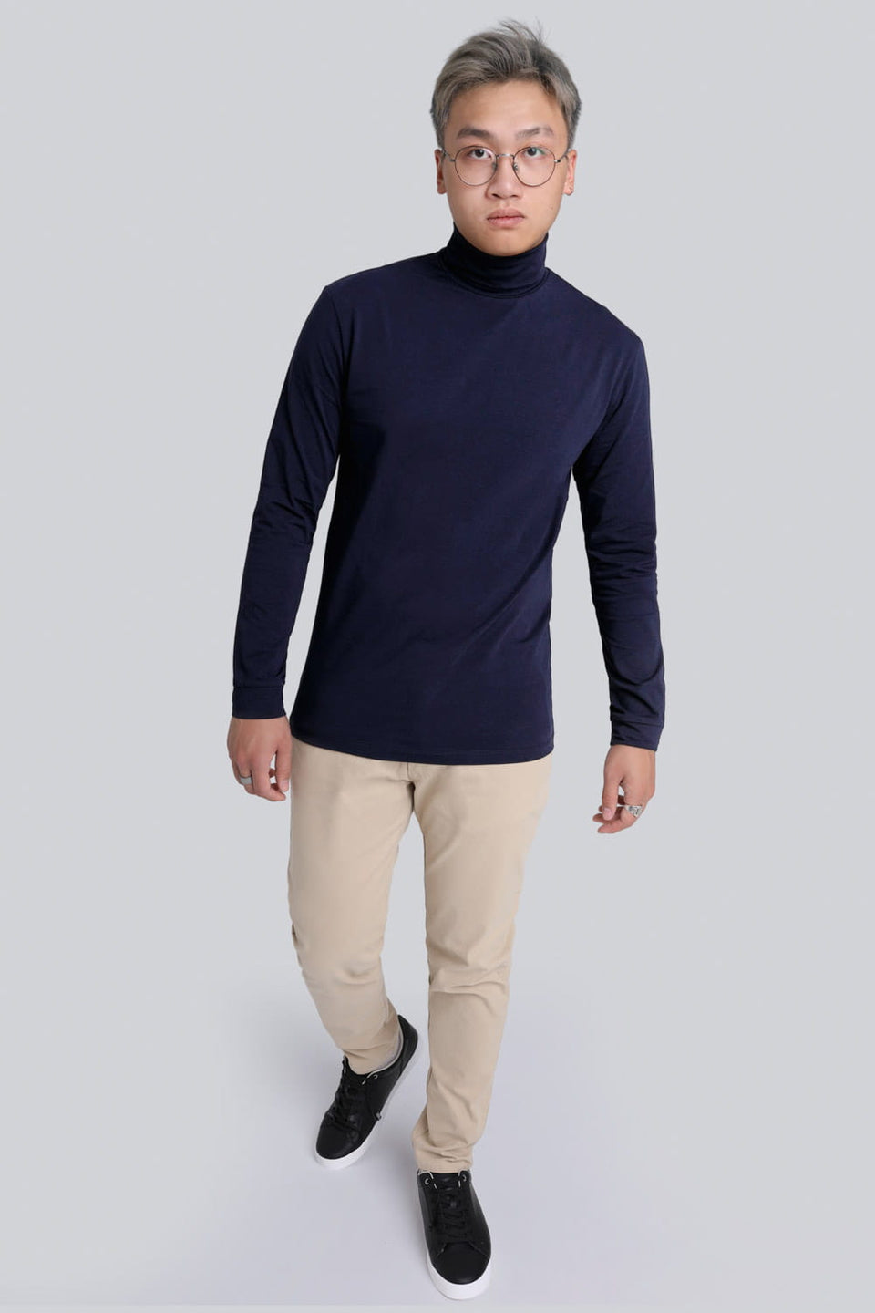 Mr Gentle Navy polo shirt