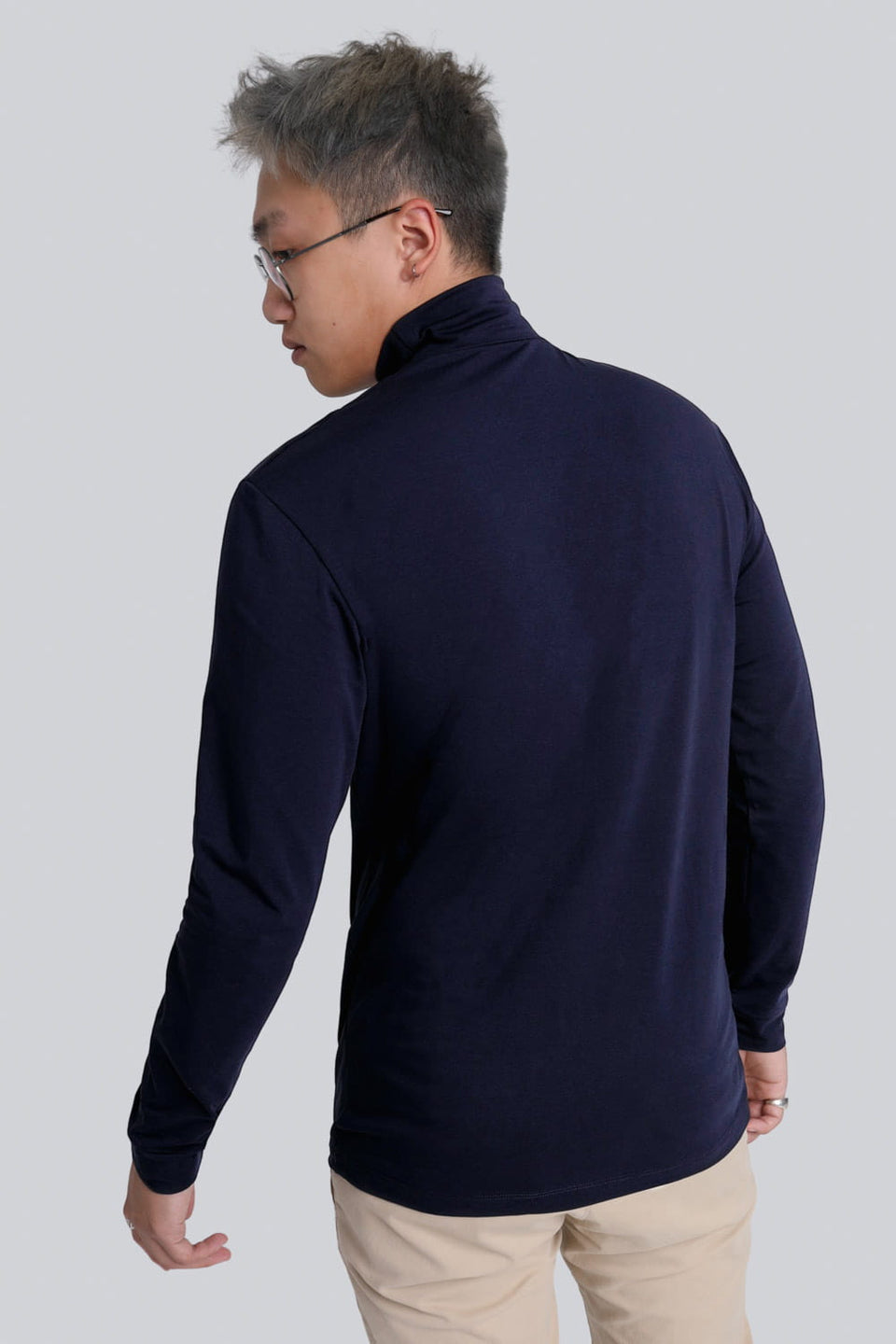 Mr Gentle Navy polo shirt
