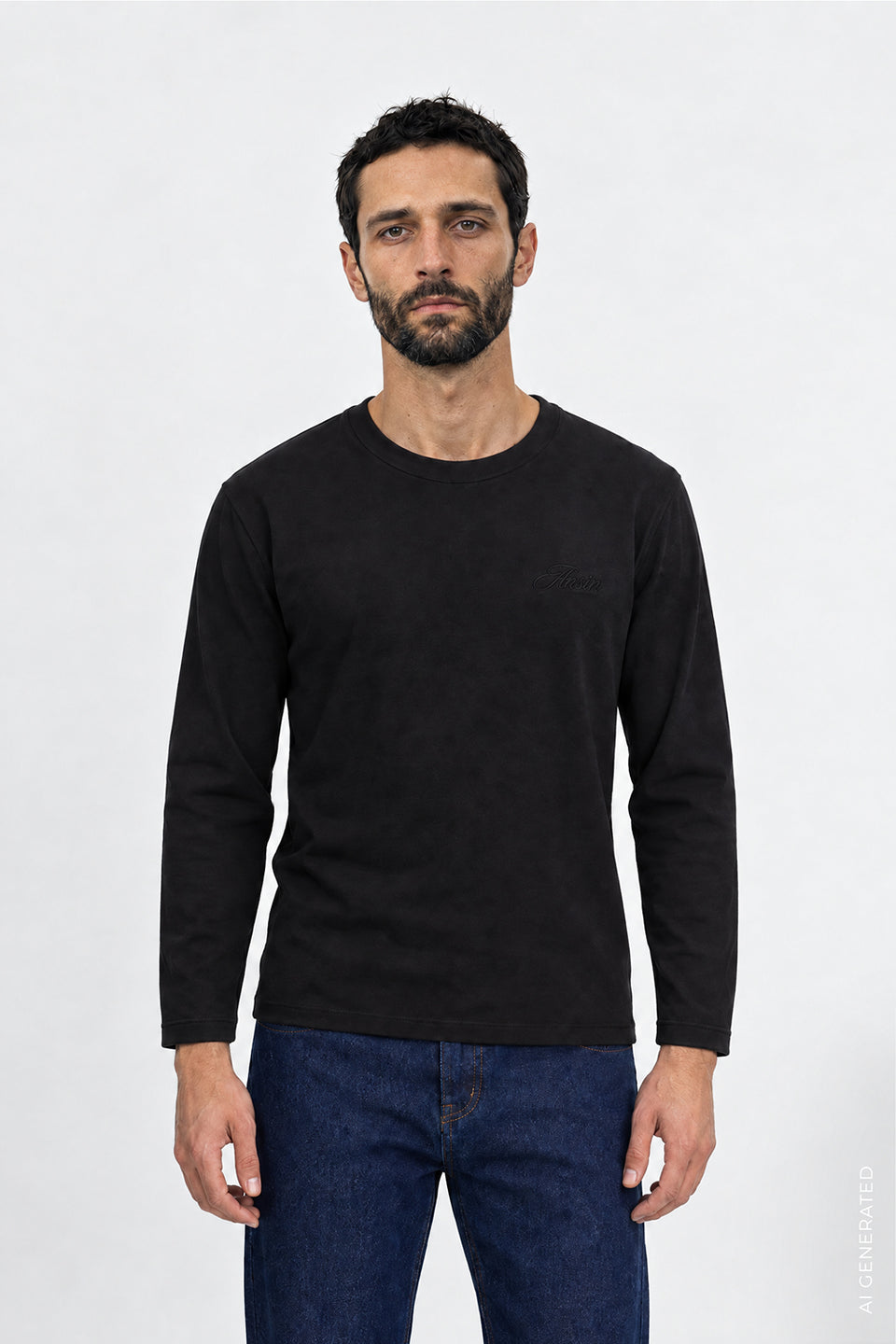 Longsleeve Mr Theo Black