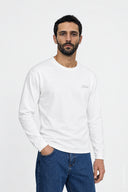 Mr Theo Off-White Long-Sleeved Top