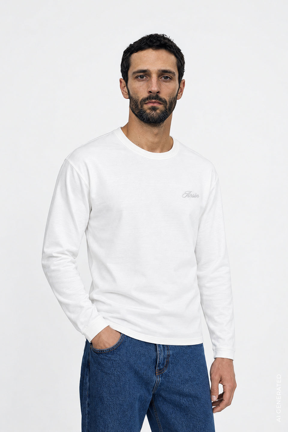 Longsleeve Mr Theo Off White