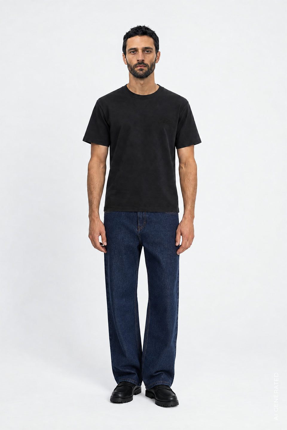 Mr Theo Black T-Shirt