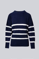 Sweter Miss Striped Navy