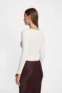 Longsleeve Miss Womanly Off White