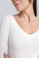 Longsleeve Miss Womanly Off White