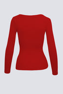 Longsleeve Miss Womanly Red