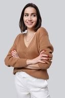 Sweter Miss Timeless Camel