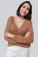 Sweter Miss Timeless Camel