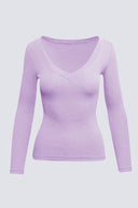 Longsleeve Miss Womanly Lilac