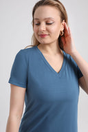 T-shirt Miss Classic Vintage Blue