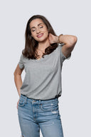 T-shirt Miss Classic Melange Grey