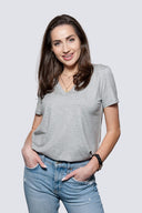 T-shirt Miss Classic Melange Grey