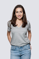 T-shirt Miss Classic Melange Grey