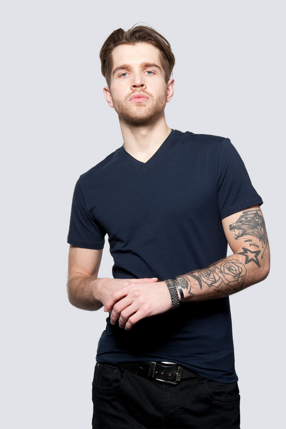 Mr Basic Navy T-shirt