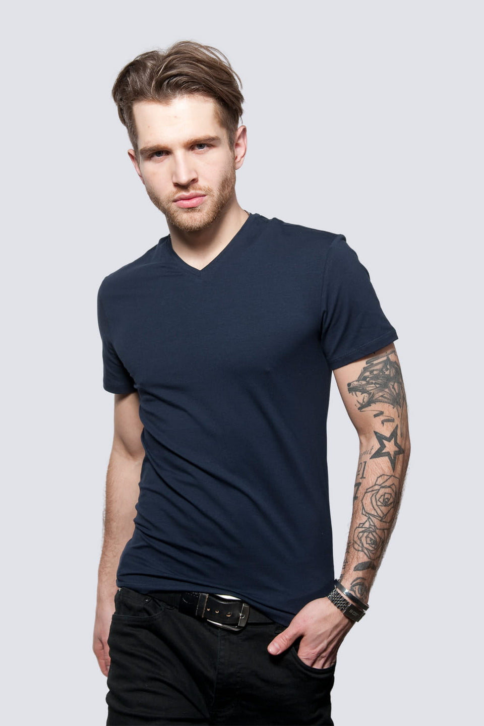 Mr Basic Navy T-shirt