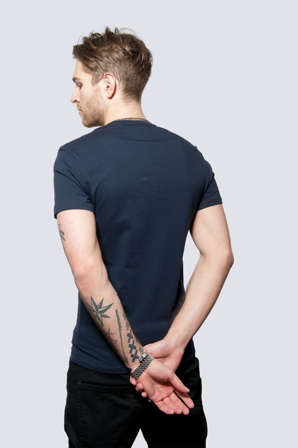 Mr Basic Navy T-shirt