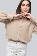 Koszula Miss Chic Beige