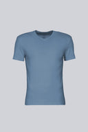 T-shirt Mr Basic Silver Blue