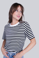 T-shirt Miss Marine Black Stripes